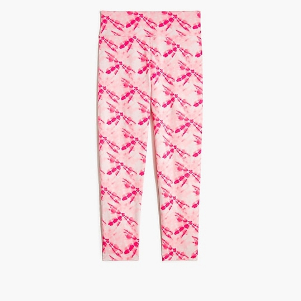 J.Crew tie & dye print crop leggings, medium, pink - Picture 2 of 8